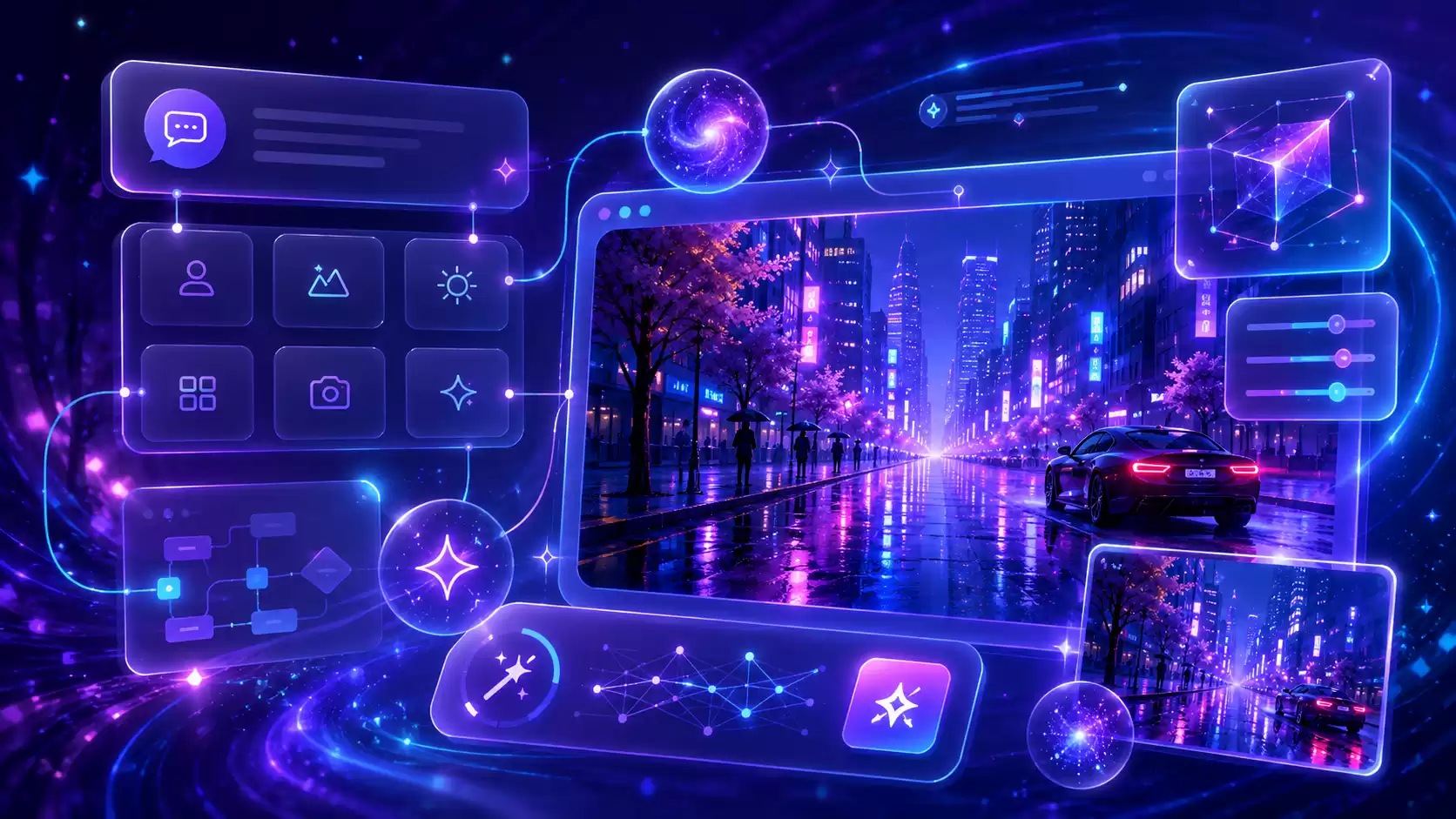 在线 AI 图片提示词助手：输入一个想法，立即生成专业绘画提示词缩略图