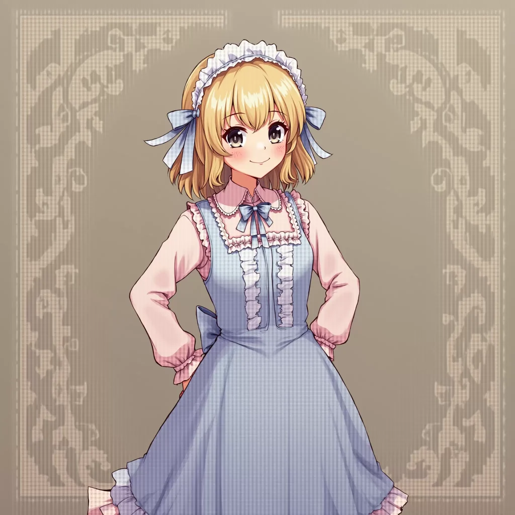 系列-典雅_洛丽塔动漫少女插图2