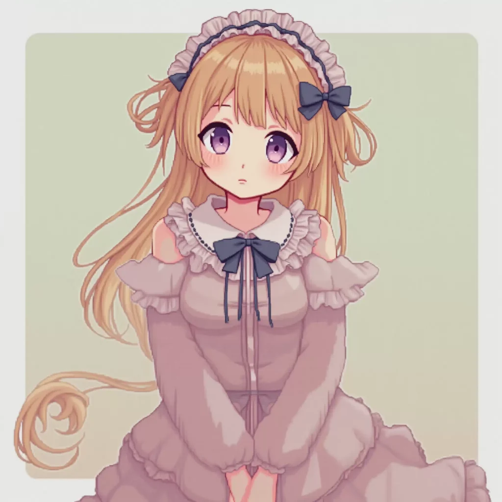 系列-典雅_洛丽塔动漫少女插图4