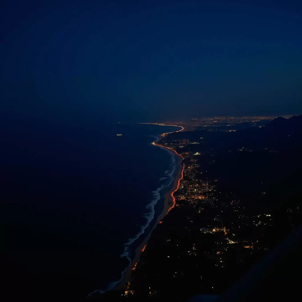 系列-月光下的海滨灯火插图4 系列-月光下的海滨灯火插图4