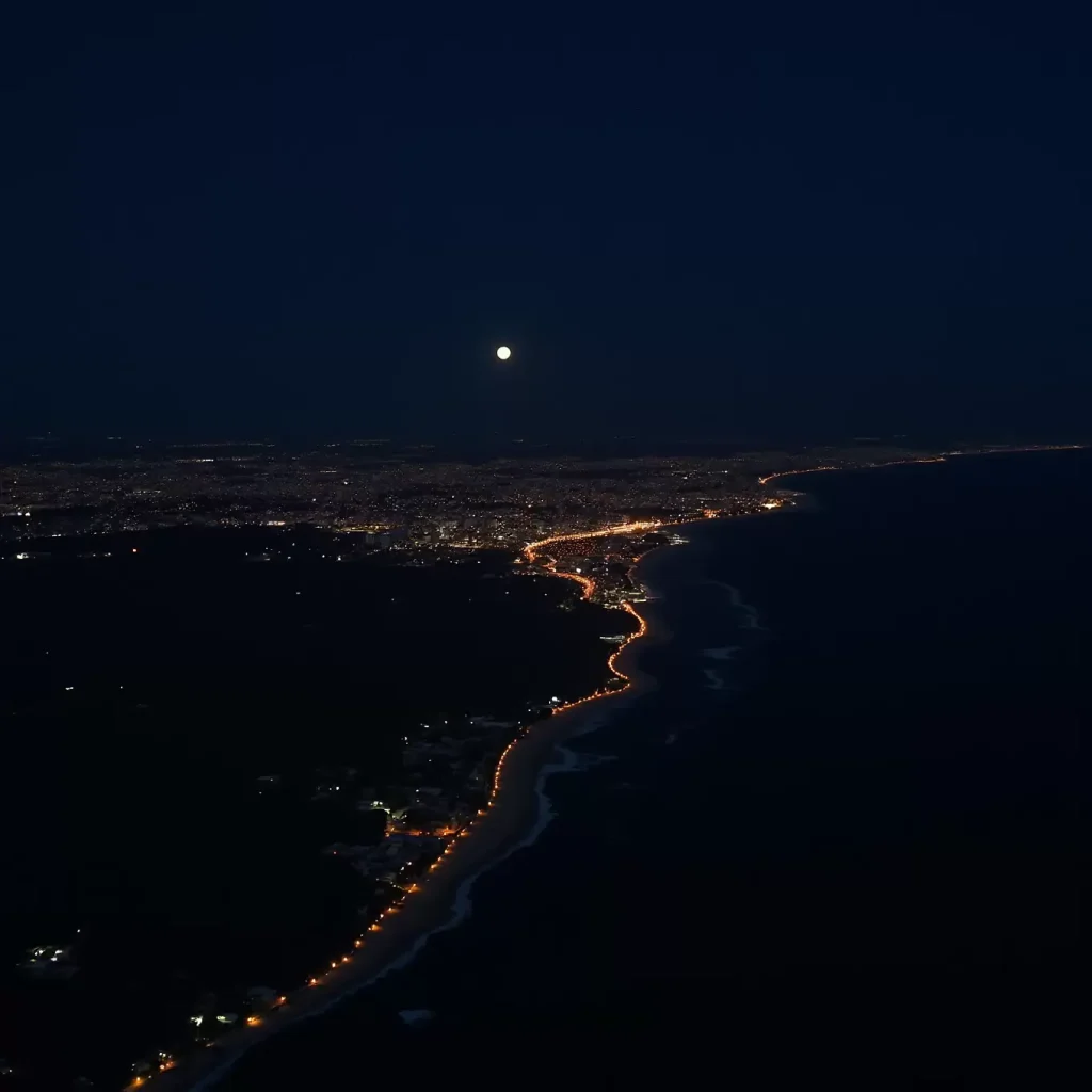 系列-月光下的海滨灯火插图5 系列-月光下的海滨灯火插图5