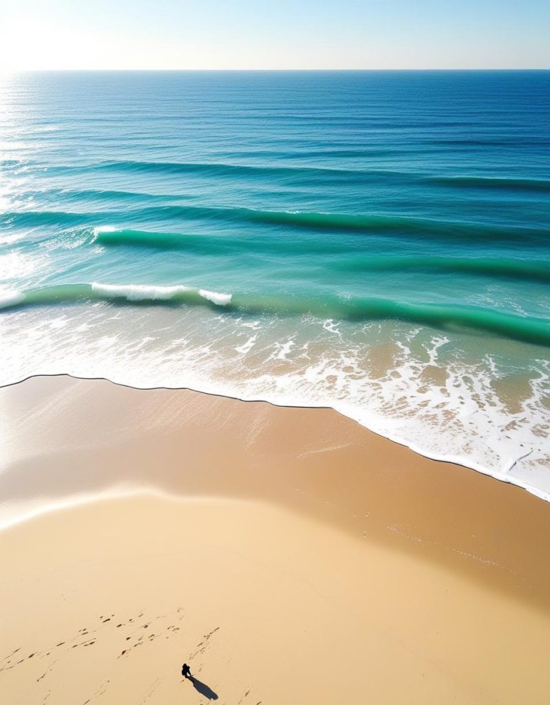 系列-宁静海滩的梦幻水彩画_小插图插图2