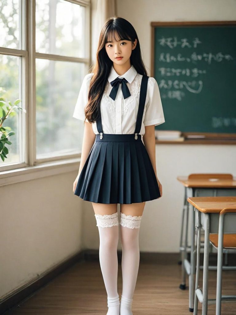 系列-制服少女_写实插图1 系列-制服少女_写实插图1