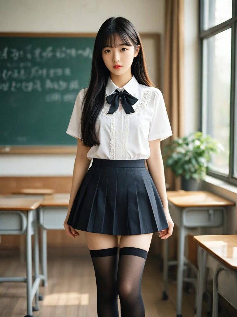 系列-制服少女_写实插图2 系列-制服少女_写实插图2