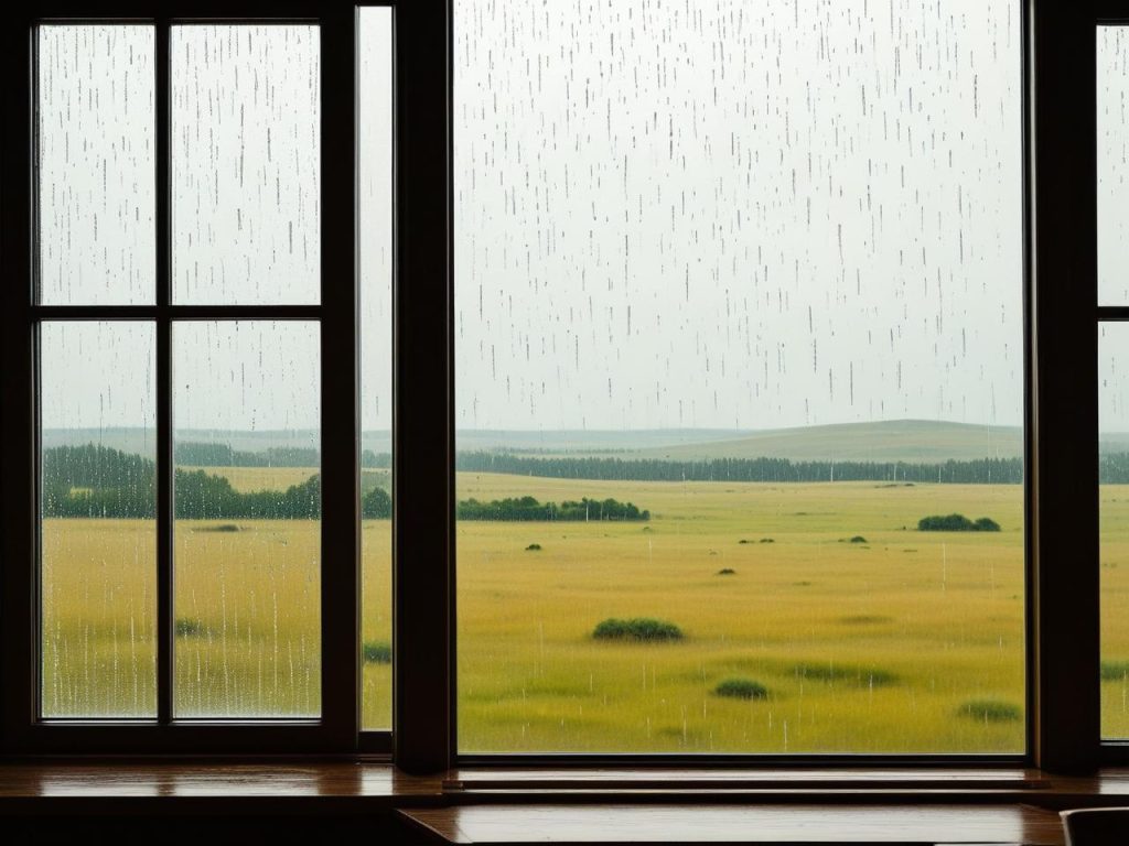 系列-窗外雨景插图1